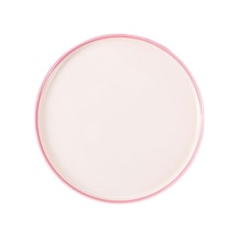 Porland Ruby Doğa Pembe Düz Tabak 27 Cm Pembe