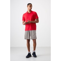 Tommylife Taş Polyester Kalın Yumuşak Comfort Fit Erkek Şort - 81268 Taş