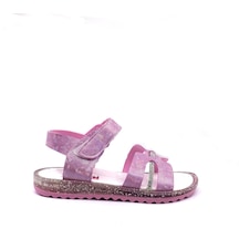 Arzen 4036 Simli Taşlı Kız Çocuk Sandalet Ayakkabı 001