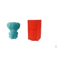 Tahtakale Toptancı Silikon 3d Kalıp Sevimli Köpek Modeli Mum Ve Taş Tozu Kalıbı 4.8 Cm