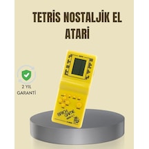 Taşınabilir Tetris Oyunu El Konsolu - Dayanıklı Plastik, Pil İle Çalışan Retro Oyun Aleti