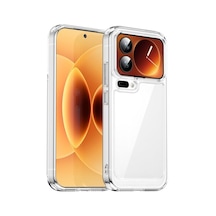 Xiaomi 17 Pro İle Uyumlu Kılıf, 2mm Kalınlaştırılmış Şeffaf Silikon, Darbe Emici Kamera Korumalı Esnek Arka Kapak Sku: Zeusb0gby3fl1f
