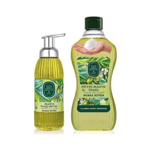 Doğal Zeytinyağlı Köpük Sabun Seti, 1.5 Lt + 500 Ml Lansman Paketi