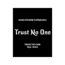 Motor Kask Sticker Trust No One