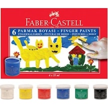 Faber-castelll Parmak Boyası 6 Renk Nocolor-4947bfb9