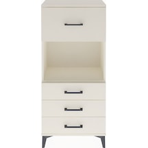 Arges Dolap Tek Raflı 4 Çekmeceli 60x30x134 Aytaşı-aytaşı Aytası