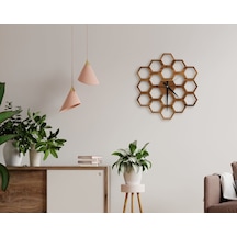 Bk Home Dekoratif 45Cm Ahşap Duvar Saati-72