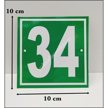 Kapı Numarası 10X10 Cm, Bina, Apartman, Işyeri Numarası (471058959)