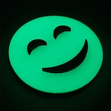 Emoji , Fosforlu Emojiler ( Karanlıkta Parlar ) Duvar Süsü 6,5 Cm (396170820)