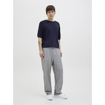 Jack & Jones Erkek Keten Karışımlı Chino Pantolon - Karl - 12269371 Blue Indigo Jack & Jones Erkek Keten Karışımlı Chino Pantolon - Karl - 12269371 Blue Indigo