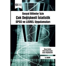 Sosyal Bilimler İçin Çok Değişkenli İstatistik - Güçlü Şekercioğlu -  Ömay Çokluk Bökeoğlu - Pegem Akademi Yayıncılık