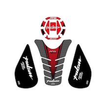 GP Kompozit  Bajaj RS 200 2015-2020 Uyumlu Tank Pad Seti Kırmızı
