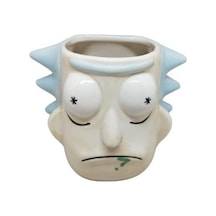 Rick And Morty 3d Kupa Bardak Tek Renk