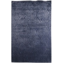 Çam Halı Emboss Jr 10 Blue Modern Desen Yeni Zellanda Yünü Ve Vis 130X190 Mavi