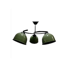 Riolight Modern Üçlü Haki Yeşil Başlık Metal Sarkıt Avize (551346660)