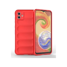 Galaxy A04 Kılıf Optimum Silikon - Kırmızı