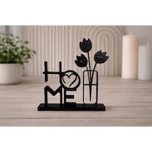 Dekoratif Home Yazılı Biblo Modern Masa Üstü Ev Dekoru Ve Hediye