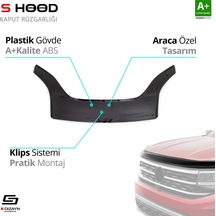 S-dizayn Peugeot Bipper Abs Plastik Kaput Rüzgarlığı 2008 Üzeri A+kalite