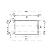 8w0121251l Radyatör Su A4 / A5 / A6 / A7 15 Deua-czha-desa-deta-