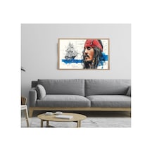 Poster Ahşap Çerçeveli Tek Parça Dekoratif Tablo Çok Renkli - 868782663 Çok Renkli