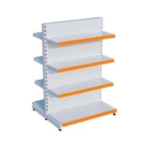 Çift Taraflı Standart Orta Reyon, Market Rafı Beyaz-40x65 Cm-140 Cm Beyaz