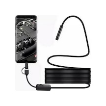 Endoskop Yılan Video Kamera Led Li 10 Metre 7 Mm Sert Kablo - 8912733571912