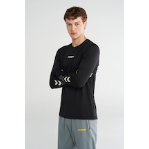 Hummel Reg T-shirt L/s Siyah Erkek Uzun Kol T-shirt Siyah