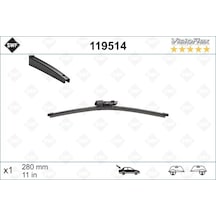 Silecek - 748 - Süpürgesi Arka Golf6-golf7-polo-fabıa - Kmrsfres - 280 Mm