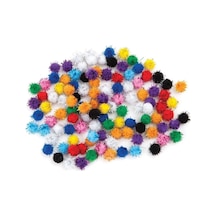 Puti Pon Pon Metalik 10 Mm 4476 Çok Renkli