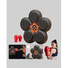 Evde - 921 - Fitness İçin Akıllı Boks Makinesi Işıklı Vuruş - Muratech - Noktalı Bluetoothlu Diğer