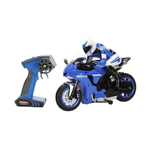 1:6 Ölçekli Uzaktan Kumandalı Yamaha R1 Spor Motosiklet 6 Yaş+ Refleks Ve Motor Gelişimi Mavi