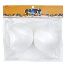 Puti Köpük Top 10 Cm 2 Li Paket