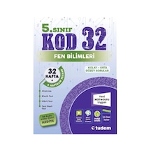 Tudem 5.sınıf Fen Bilimleri Kod 32 32 Hafta Kolay Orta Düzey Sorular