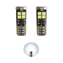 Megamarket06 T10 Led Park Ampulü 6000k 12smd W5w Canbus Beyaz