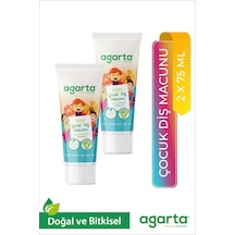 2 Adet Doğal Florürsüz Çocuk Diş Macunu Çilekli 75 Ml