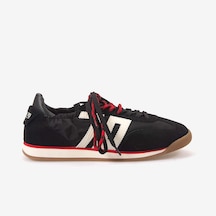 Back70 Kadın Bağcıklı Süet Spor & Sneaker Ayakkabı A26 siyah