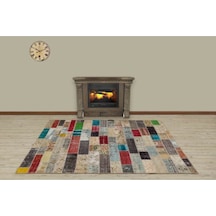 160 X 210 Model : 5006 Özel Patchwork Eskitme Halı
