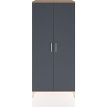 Hyperion Dolap 3 Raflı 2 Kapaklı Tek Askılı 88x44x195 Çam-ant... Çam