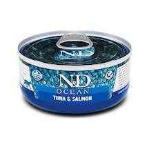 N&D Ocean Ton Balığı ve Somonlu Yetişkin Kedi Konservesi 70 G