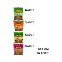 Orçel 4 Çeşit Karma Koli Aromalı İçecek Tozu Oralet 16 x 300 G
