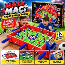 Ahşap Masa Maçı Oyunu 2 12 Oyunculu 2 Kişilik Langırt, Masaüstü Futbol Oyunu