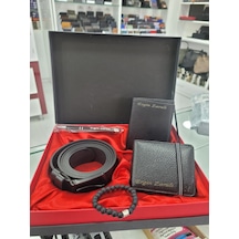 West Polo Erkek Cüzdan&Deri Kartlık Ve Kemer Seti