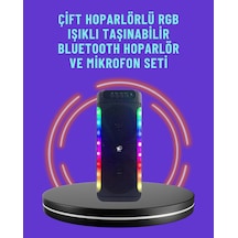 Ev Ve Dış Mekan Kullanımına Uygun Rgb Işıklı Hoparlör