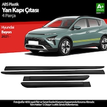 S-dizayn Hyundai Bayon Abs Plastik Yan Kapı Çıtası 2021 Üzeri A+ Kalite
