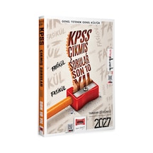 Yargı Yayınları 2027 Kpss Son 10 Yıl Tamamı Çözümlü Fasikül Fasikül Çıkmış Sorular