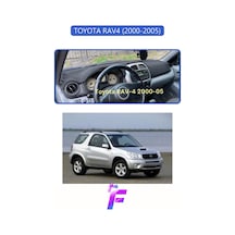 Toyota Rav4 2000-2005 Uyumlu Torpido Örtüsü Yansıma Önleyici Tam Koruma Hızlı Montaj K59 Mavi
