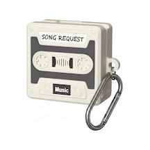 Retro-cassette Samsung Galaxy Buds 4 Pro/buds 4 İçin Kılıf 80'ler/90'lar Temalı Galaxy Buds4 Kulaklık Kılıfı Tam Koruma Sağlayan Retro Kaset Desenli Samsung Buds 4 Pro Kılıf Akustik