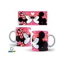 Mickey Ve Minnie Kupa Bardak Tek Adet K0312 Çok Renkli
