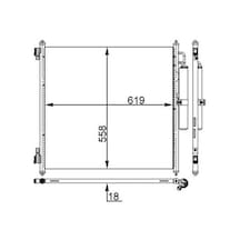 Mahle Klima Radyatörü Land Rover Defender L663 Range Rover L405 L494 Mahle Ac37000s Lr035791