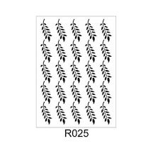 Duvar Dekor Stencil Şablon 40X40 R-025